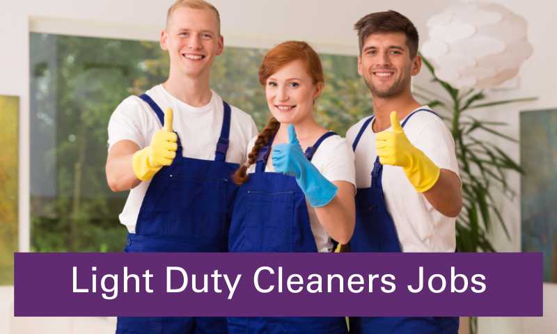 Light Duty Cleaner jobs in Canada